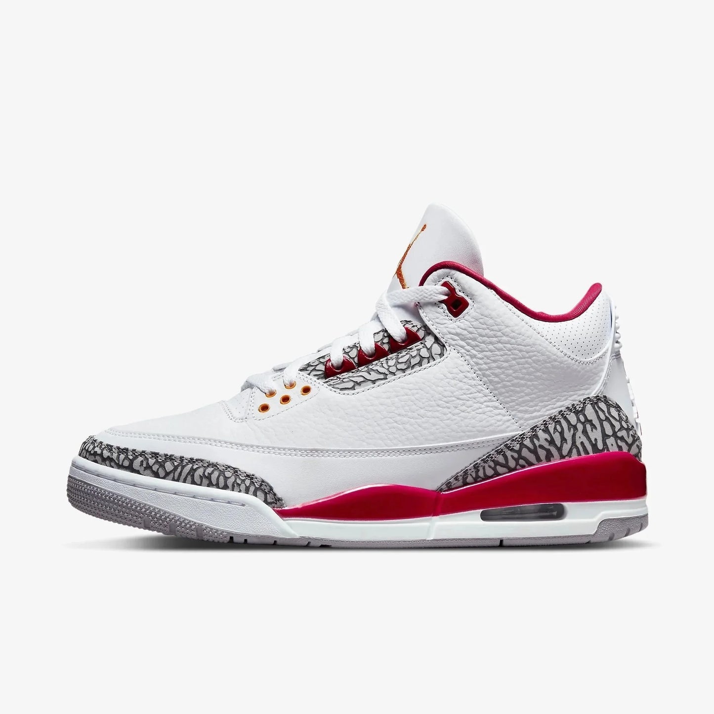 Men'S Jordan 3 Retro "Cardinal Red" White/Light Curry-Cardinal Red (CT8532 126) - 13