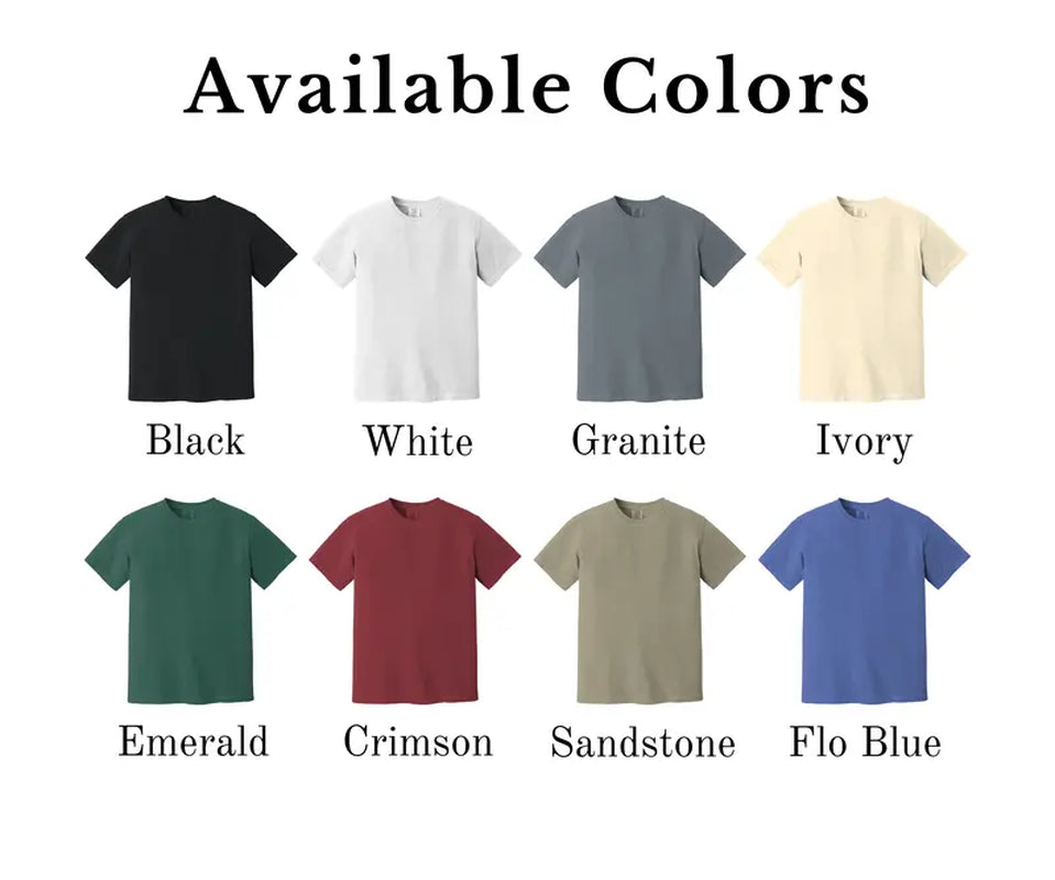 Homebody Embroidered Custom Colors Tee Shirt