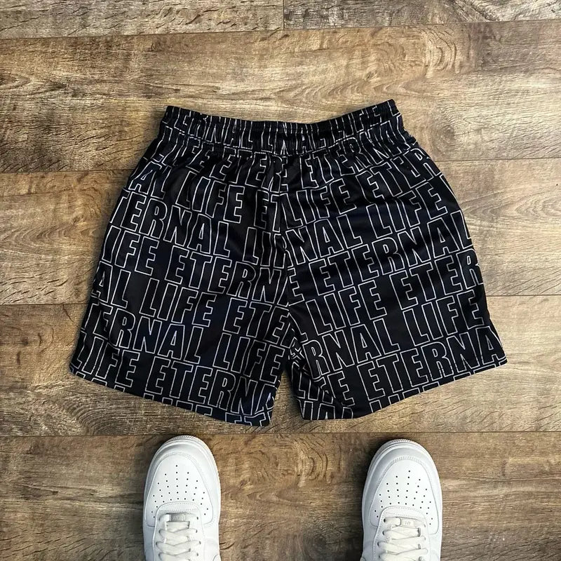 “ETERNAL LIFE” MESH SHORTS